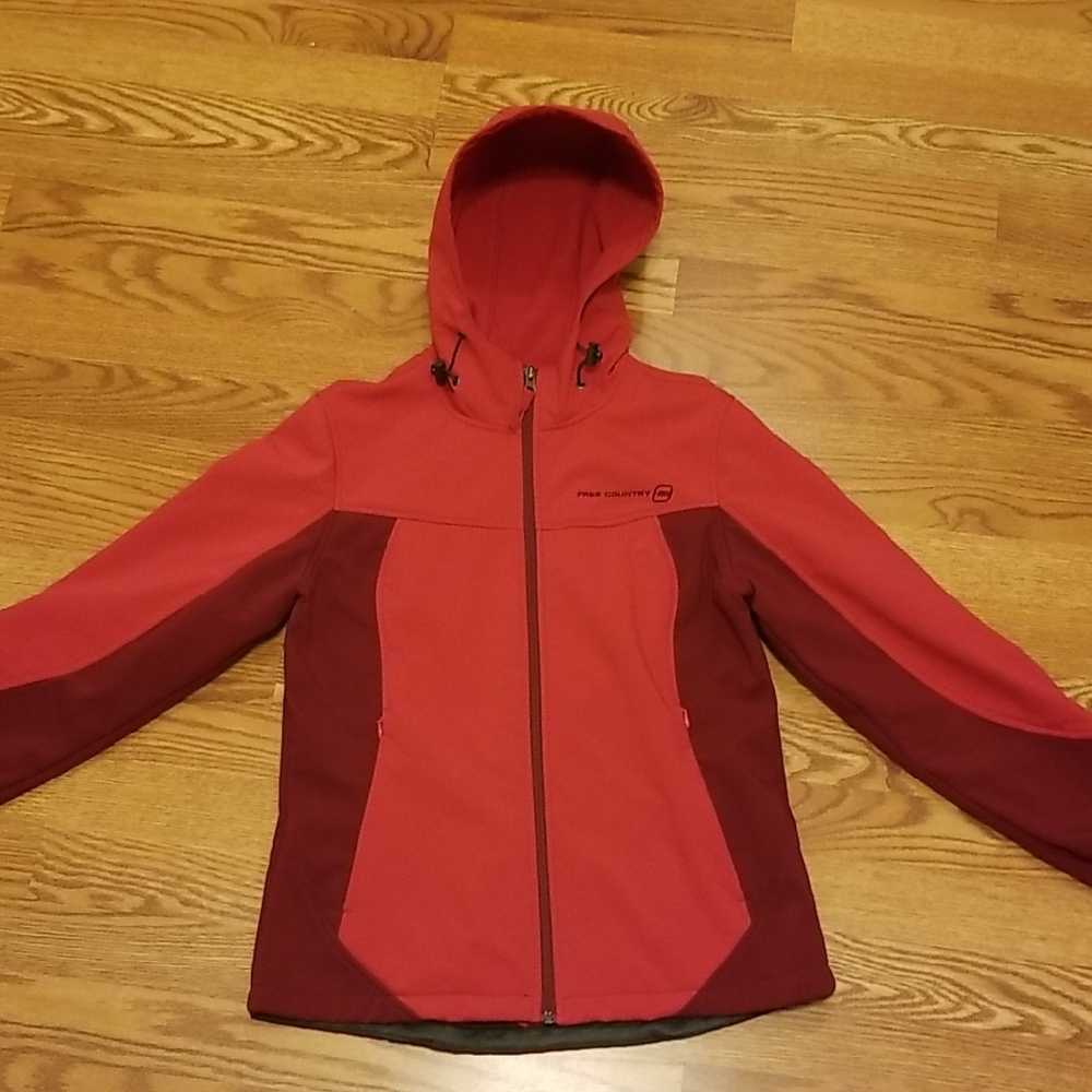 Free Country Red and Burgundy Jacket
